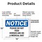 Signmission Please Do Not Feed Horses Are On A Medical Diet, 14 in W x Rectangle, Plastic OS-2PACK-NS-P-1014-L-17376 - alternate 3